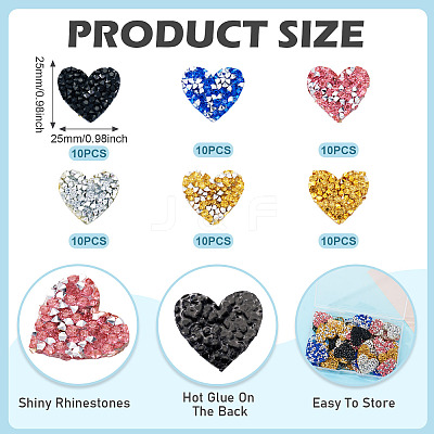 Polyester Hotfix Rhinestone Iron on Patches Applique Patch FIND-TA0002-53A-1
