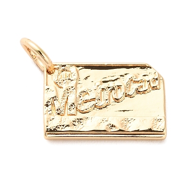Journey Theme Brass Pendants KK-K301-01E-G-1