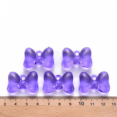 Transparent Acrylic Pendants TACR-T024-02BB-936-1