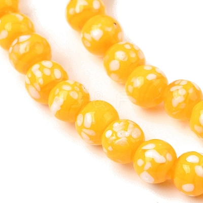 Handmade Lampwork Beads Strands LAMP-H071-01A-07-1