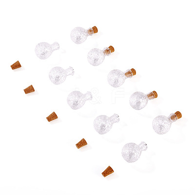 10Pcs Glass Bottles AJEW-TA0002-74-1