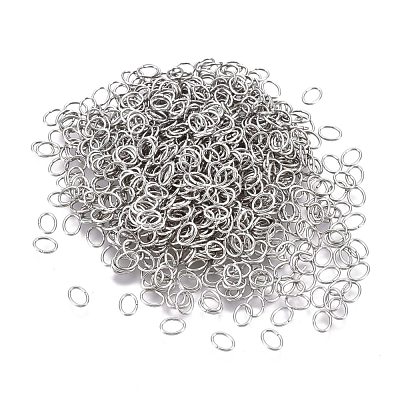 Tarnish Resistant 304 Stainless Steel Open Jump Rings STAS-F250-11P-B-1