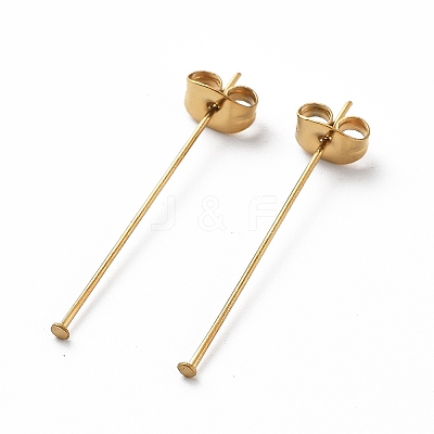 Ion Plating(IP) 304 Stainless Steel Flat Head Pins STAS-I315-B07-G-1