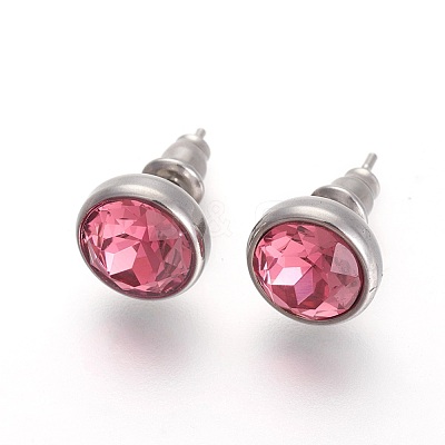 304 Stainless Steel Stud Earrings EJEW-F182-A03-1