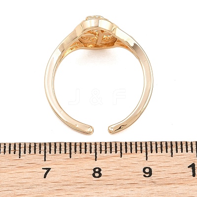 Brass Cuff Open Rings for Women CU-CBAA973-05G-1