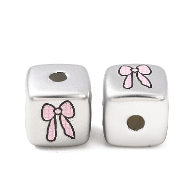 Plating Printed Acrylic Beads AC-CBA655C-13-1