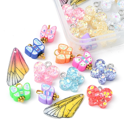 DIY Pendant Jewelry Making Finding Kit RESI-FS0001-38-1