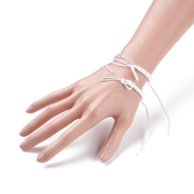2Pcs Nylon Braided Bracelet Makings BJEW-JB07525-06-1