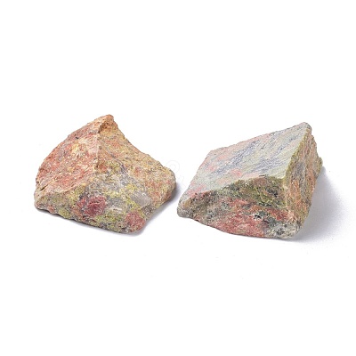 Rough Raw Natural Unakite Beads G-C231-09-1