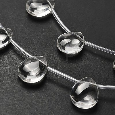 Transparent Glass Beads Strands G-P562-01-1