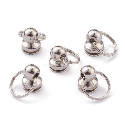 Alloy Pull Ring Rivets Screw Back Studs PALLOY-Z002-01P-1