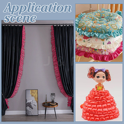 Satin Ribbons SRIB-WH0030-01A-1