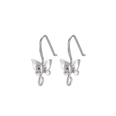 Brass Earring Hooks KK-S356-658P-NF-1
