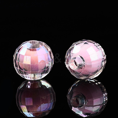 Transparent Acrylic Beads TACR-N011-006B-03-1