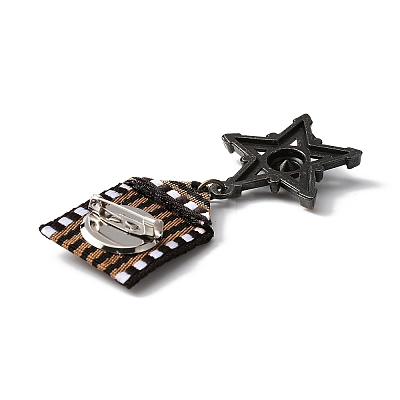 Retro British Preppy Style Alloy with Iron Pendant Lapel Pins FIND-WH0120-33A-1