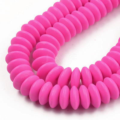 Handmade Polymer Clay Beads Strands CLAY-N008-064-A17-1