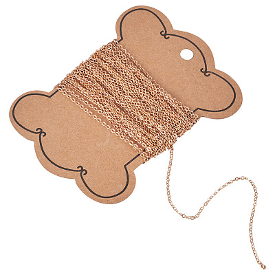 5M Brass Cable Chains CHC-TADJ0001-06KCG-1