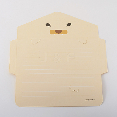 Animal Cartoon Greeting Cards DIY-WH0161-08-1