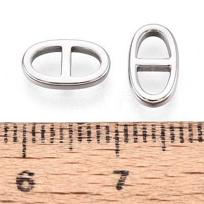 Non-Tarnish 304 Stainless Steel Connector Charms STAS-N097-168P-1