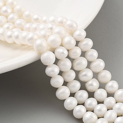 Natural Cultured Freshwater Pearl Beads Strands PEAR-C003-12E-1
