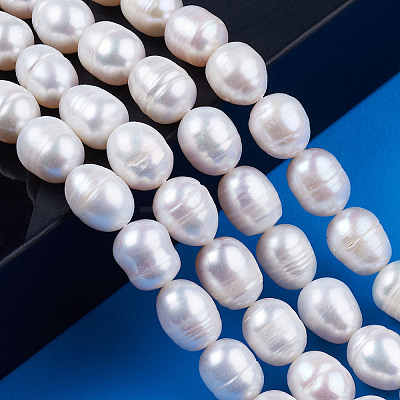 Natural Cultured Freshwater Pearl Beads Strands PEAR-N012-09A-1