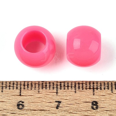 Opaque Acrylic Beads SACR-N018-05E-1
