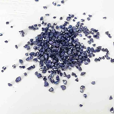 Crushed Glass Stone Nail Art Decoration Accessories MRMJ-WH0074-51T-1