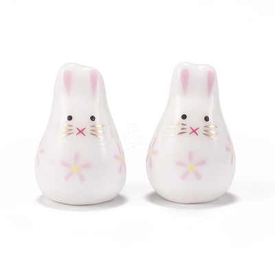Handmade Porcelain Beads X-PORC-D018-03A-1