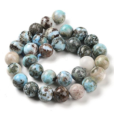 Natural Larimar Beads Strands G-P524-A02-05-1