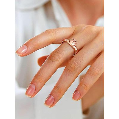 925 Sterling Silver Claddagh Rings for Women FS-WG0F8D1-09-1