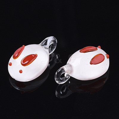 Handmade Lampwork Pendants LAMP-N021-002-1