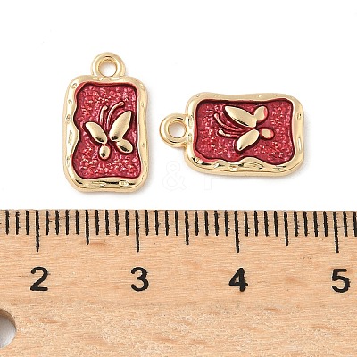 Alloy Enamel Charms PALLOY-F316-06G-1