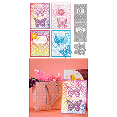 Butterfly Carbon Steel Cutting Dies Stencils DIY-WH0309-2572-1