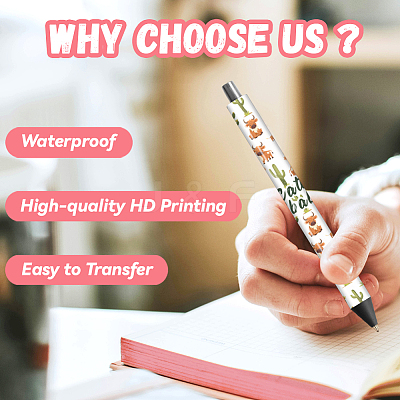 12Pcs Plastic Rub on Transfer Stickers DIY-WH0611-002-1