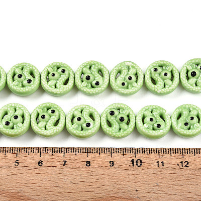 Handmade Porcelain Bead Strands PORC-N011-01A-1