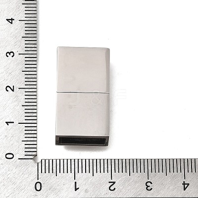 304 Stainless Steel Magnetic Clasps STAS-D382-06C-P-1