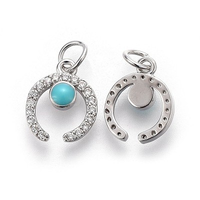 Brass Charms KK-F783-08-1