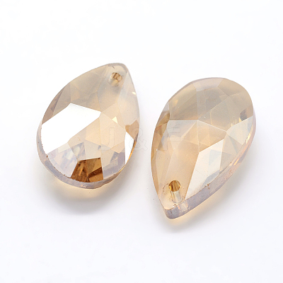 Faceted Glass Pendants GLAA-F069-L-A18-1
