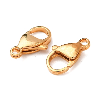 304 Stainless Steel Lobster Claw Clasps STAS-R050-15x9mm-02-1