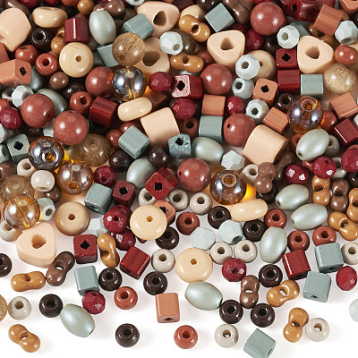227Pcs Glass Seed Beads SEED-TA0001-58C-1