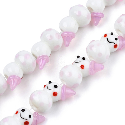Handmade Lampwork Beads Strands LAMP-N021-43I-1