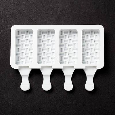 Food Grade DIY Rectangle Ice-cream Silicone Molds LS-DIY-D062-05B-1