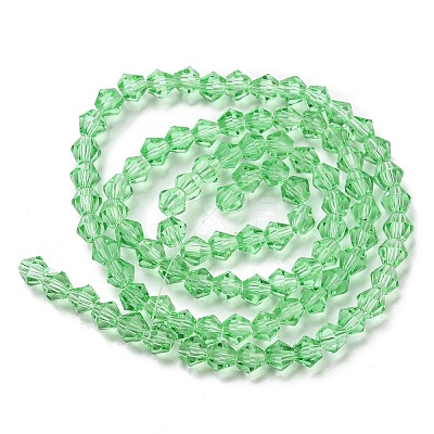 Transparent Glass Beads Strands GLAA-F029-3mm-24-1