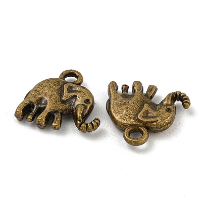 Tibetan Style Alloy Charms TIBEP-S319-074AB-NR-1