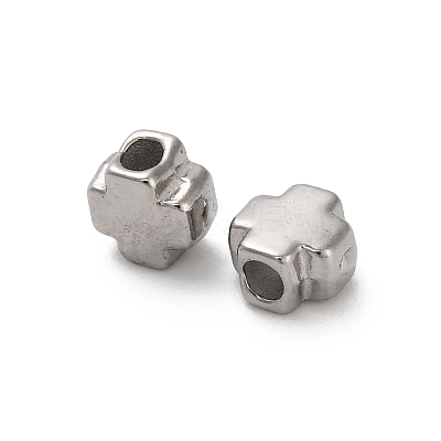 304 Stainless Steel Beads X-STAS-D204-04P-1