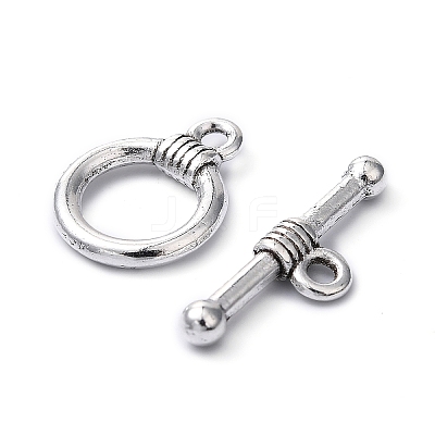 Tibetan Style Alloy Toggle Clasps LS-LF0034Y-NF-1