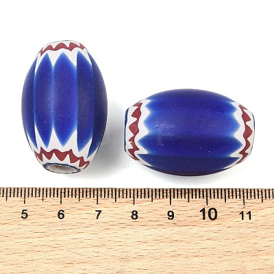 Handmade Millefiori Glass Beads GL-CBAAE72-01B-08-1