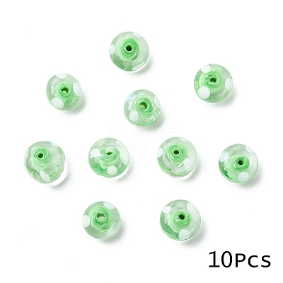 10Pcs Handmade Lampwork Beads LAMP-YW0001-96A-1