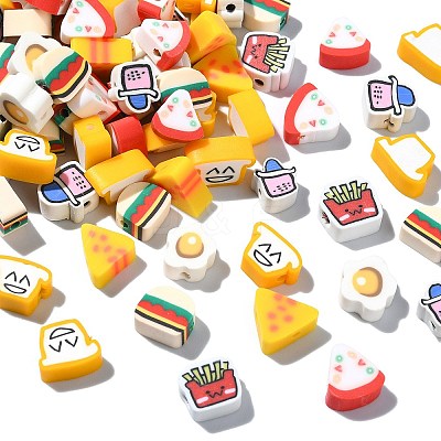 200Pcs 8 Styles Handmade Polymer Clay Beads CLAY-CJ0001-88-1