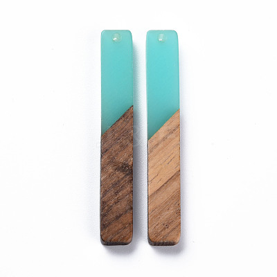 Resin & Walnut Wood Big Pendants RESI-S358-39L-1
